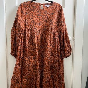 Birds of North America Midi Dress XL